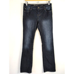 Natural Reflections Bootcut Jeans Women’s 4 Tall Blue Mid Rise Stretch Denim
